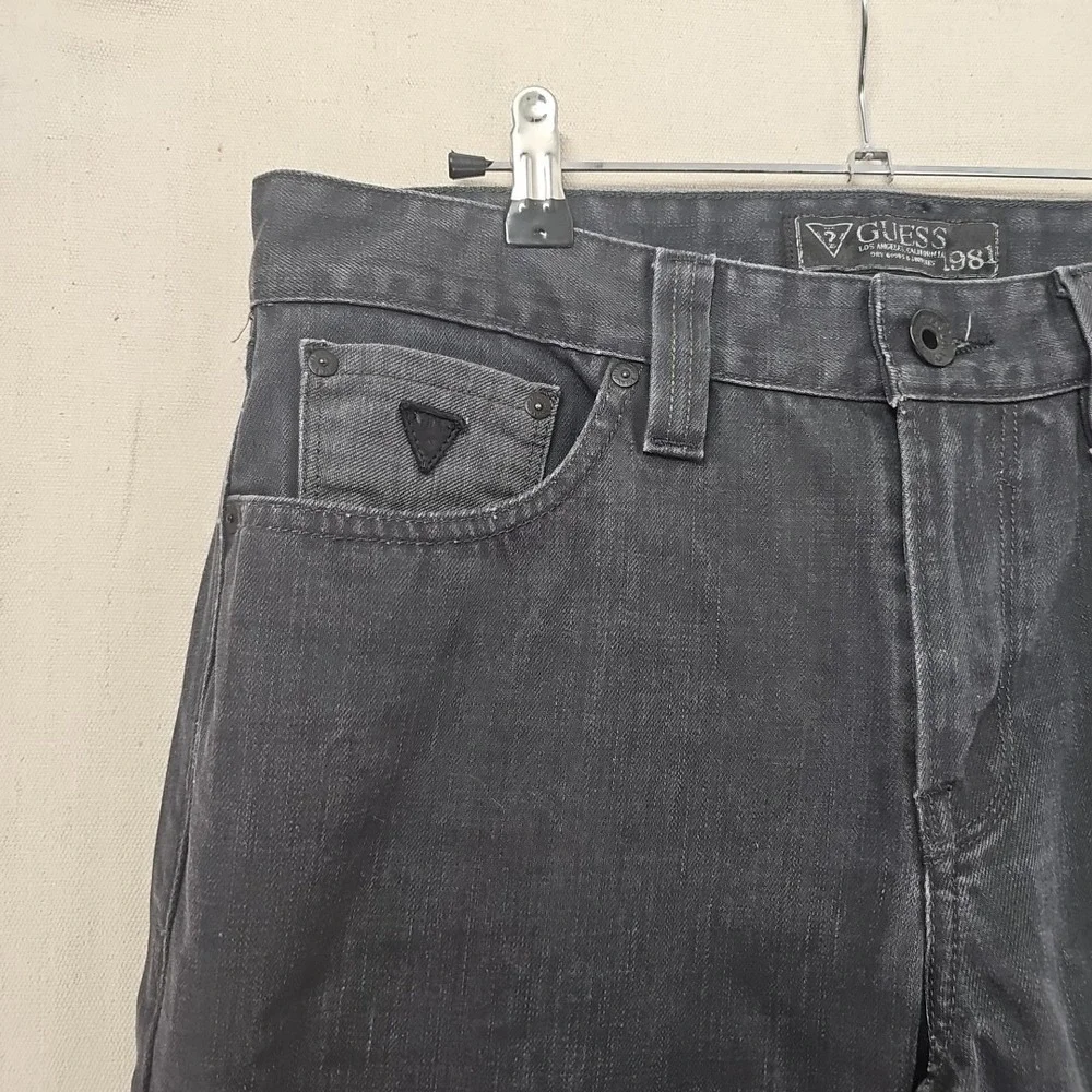 Guess‎ Los Angeles Desmond Relaxed Fit Jeans Mens 33x32 Faded Black M2301220T40